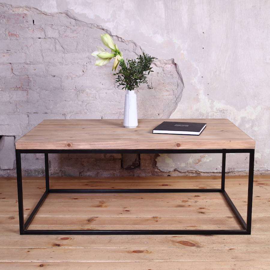 Industrial Style Coffee Table Cosywood Notonthehighstreet in measurements 900 X 900