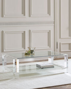 Interlude Home Landis Acrylic Coffee Table Neiman Marcus with regard to sizing 1200 X 1500