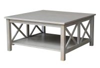 International Concepts Hampton Weathered Taupe Gray Coffee Table within measurements 1000 X 1000