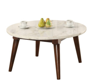 Ivy Bronx Calderdale Marble Top Wood Base Coffee Table Wayfair pertaining to dimensions 2430 X 2235