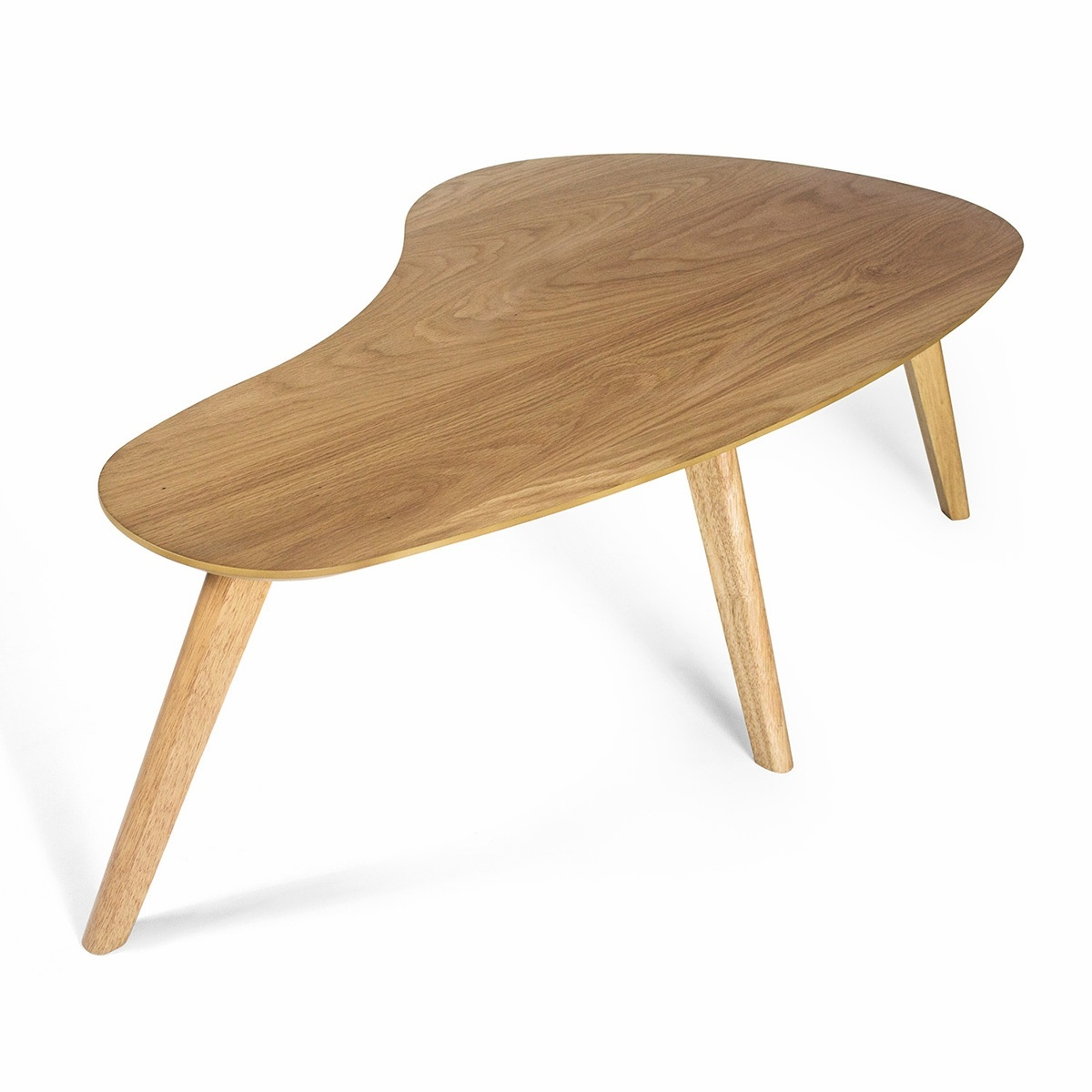 Kidney Shaped Coffee Table White Oak with dimensions 1200 X 1200