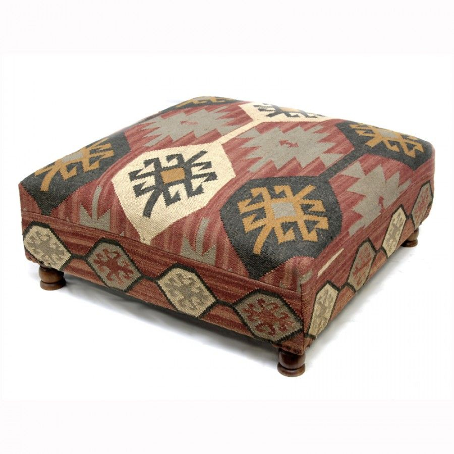 Kilim Ottoman Coffee Table Beautiful Kilim Patchwork with regard to proportions 900 X 900