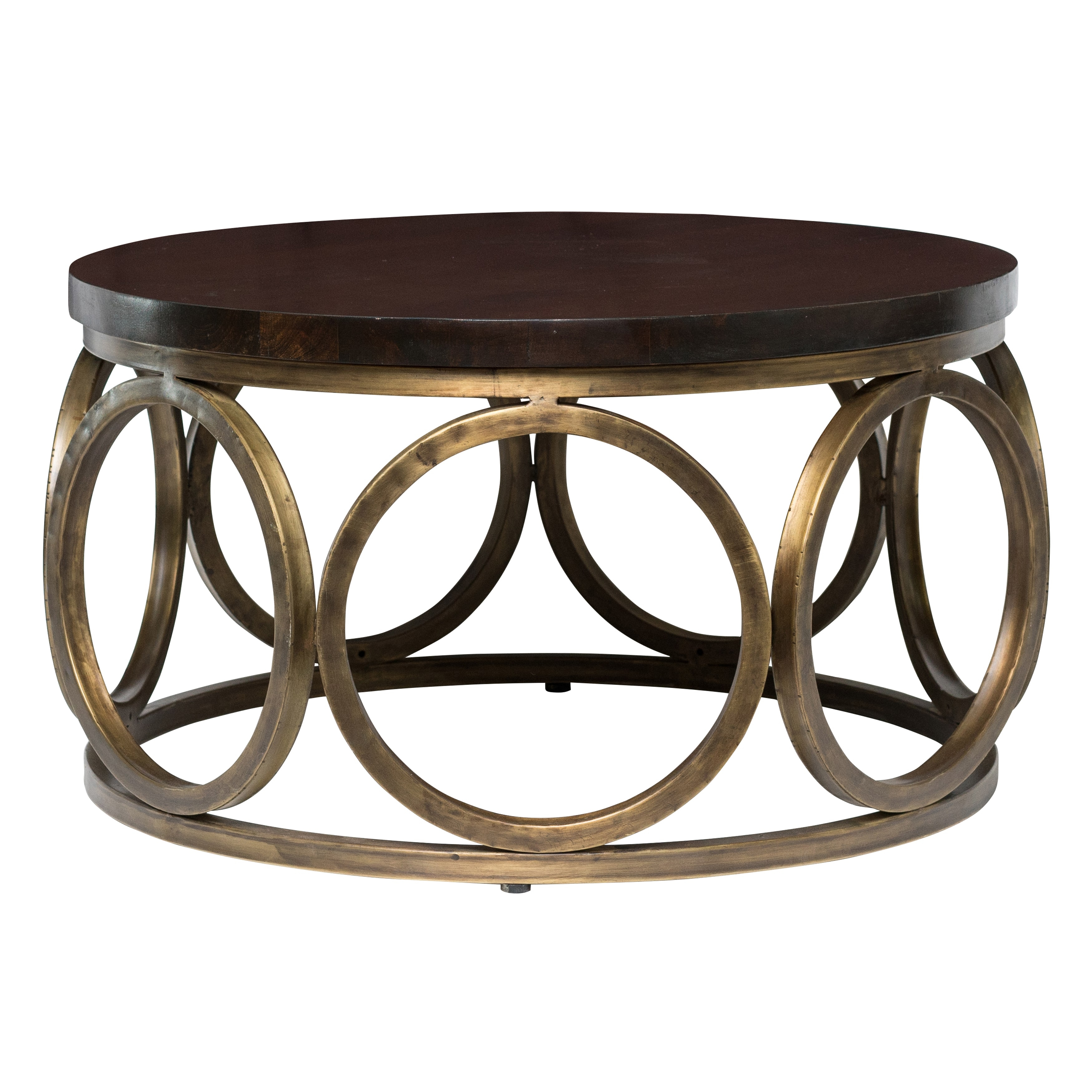 Kosas Home Gemma 32 Inch Wood Round Coffee Table Walmart within proportions 3500 X 3500