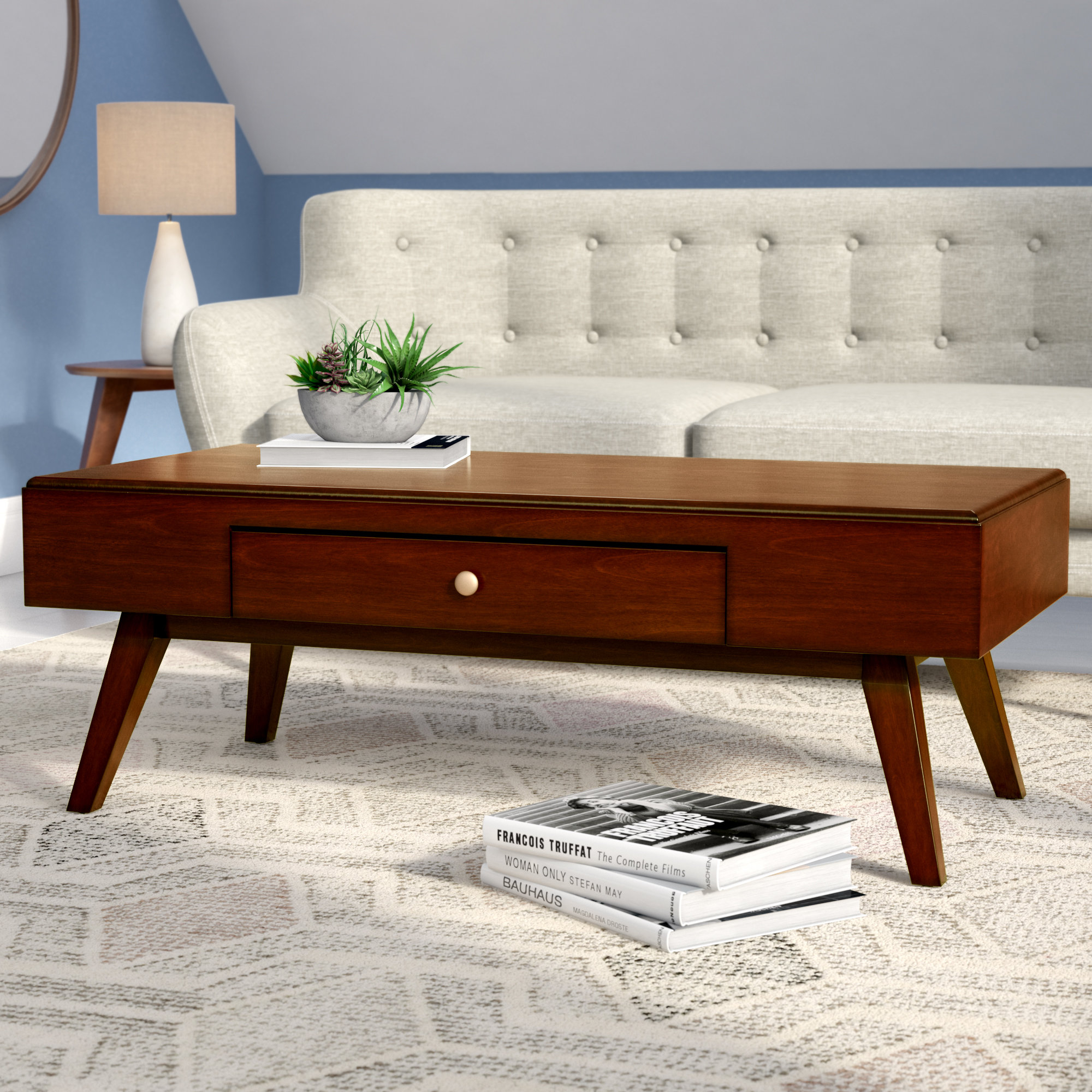 Langley Street Gordon Midcentury Coffee Table Wayfairca regarding dimensions 2000 X 2000