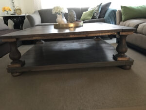 Large Square Balustrade Coffee Table Ana White throughout proportions 4032 X 3024