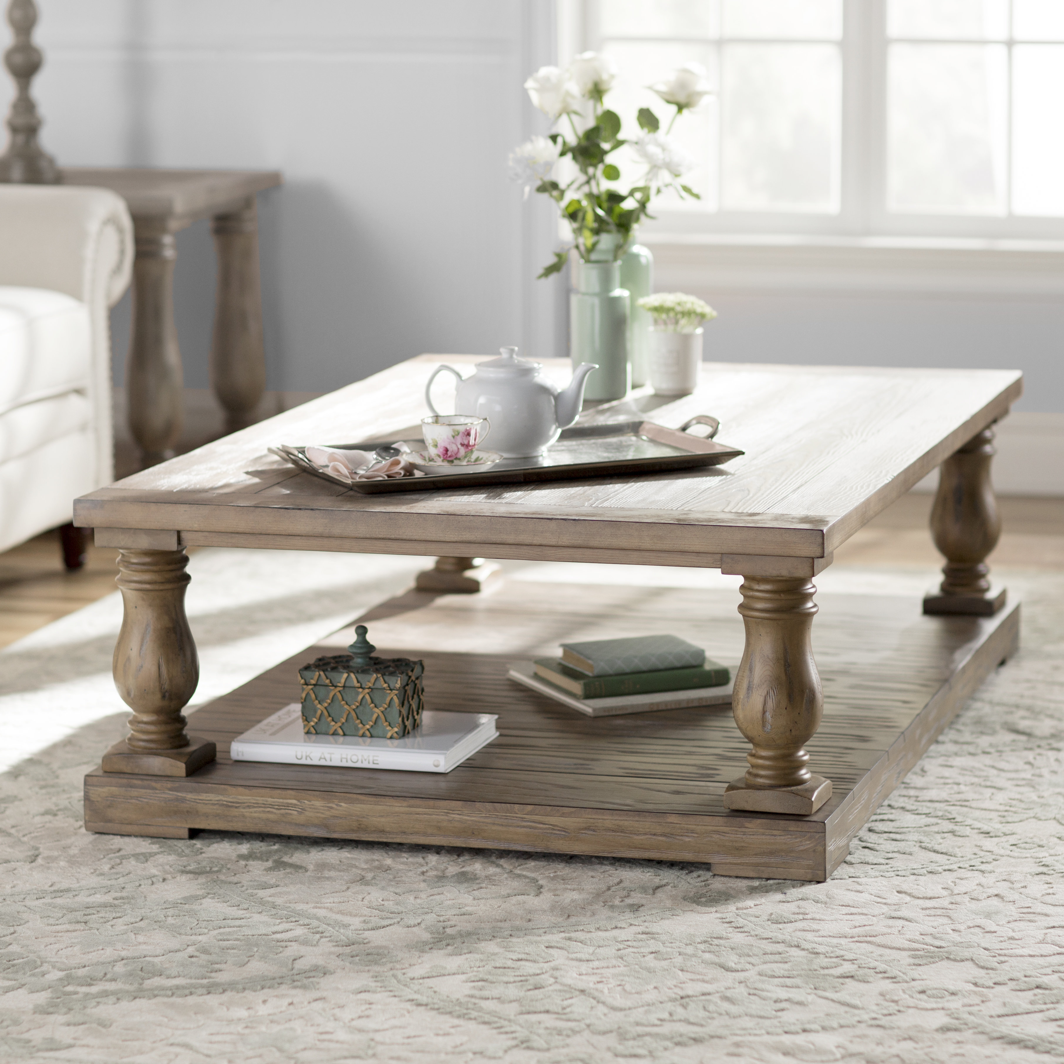 Lark Manor Sannoise Coffee Table Reviews Wayfair pertaining to dimensions 3624 X 3624