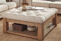 Lennon Pine Square Storage Ottoman Coffee Table Inspire Q Artisan with regard to proportions 2000 X 2000