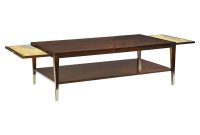 Leona Modern Classic Rectangular Mahogany Coffee Table Kathy Kuo Home for dimensions 1000 X 1000