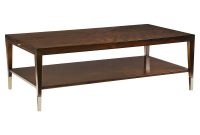 Leona Modern Classic Rectangular Mahogany Coffee Table Kathy Kuo Home with regard to dimensions 1000 X 1000