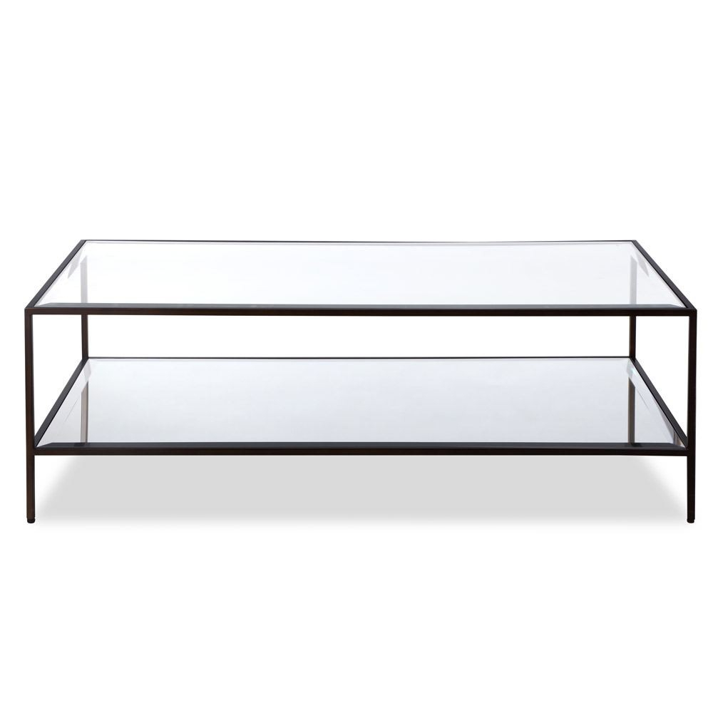 Liang Eimil Oliver Coffee Table Clear Glass Mirror Shelf Houseology inside dimensions 1000 X 1000