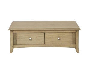 Lincoln Ash Large Coffee Table With Drawers Oak Furniture Uk throughout proportions 1382 X 1150