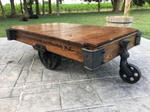 Linebery Factory Cart Railroad Cart Coffee Table Etsy pertaining to measurements 1280 X 960
