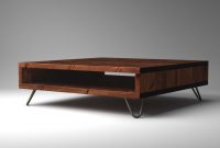Lowboy Box Coffee Table With Hairpin Legs Blue Island Home throughout measurements 2000 X 1000