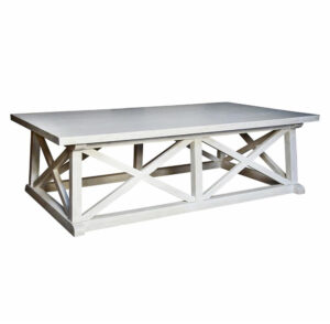 Luc Coastal Beach White Wash Coffee Table Kathy Kuo Home for sizing 1000 X 979