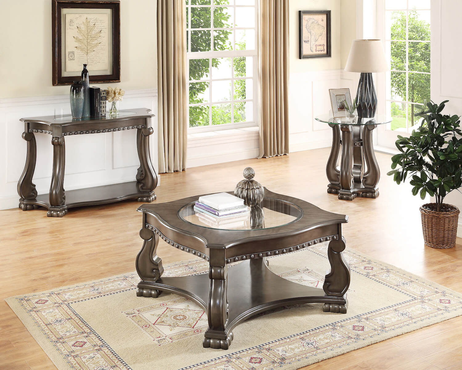 ramussen madison living room table set