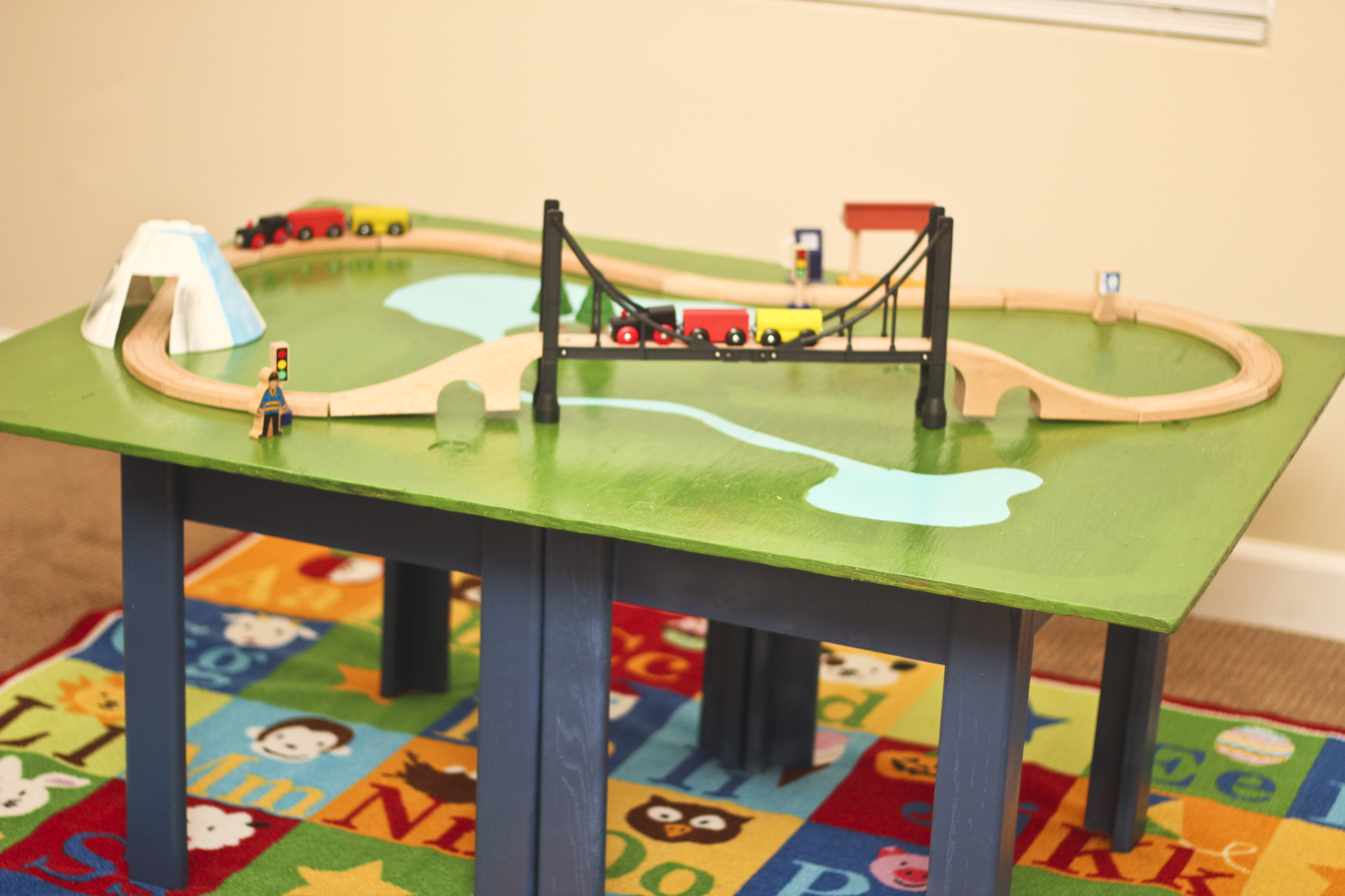 Make A Train Table With Plywood And A Coffee Table Honeybear Lane in proportions 5184 X 3456