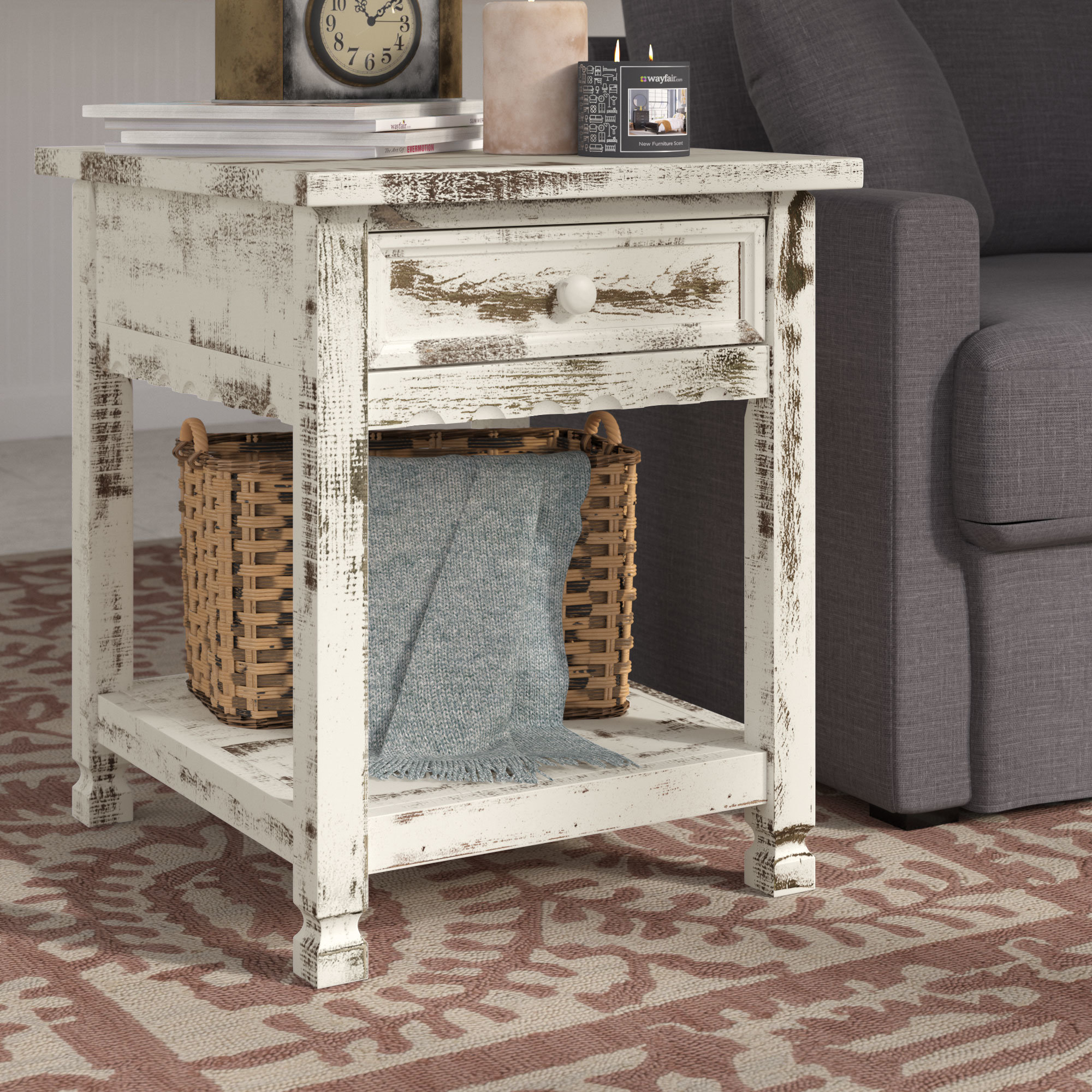 Mangum Cottage Rectangular End Table in dimensions 2000 X 2000