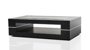 Mesa Modern Black Oak Coffee Table with regard to dimensions 1200 X 677