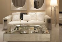Mesmerizing Mirrored Coffee Table With Glass And Wood Combined within sizing 1737 X 1338