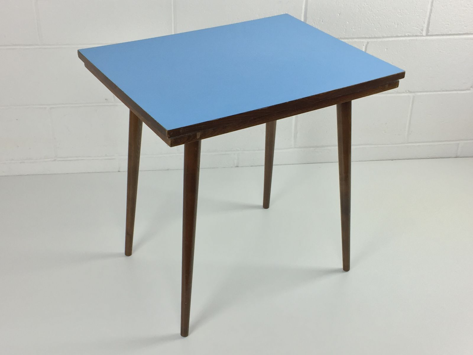 Mid Century Czech Beech Blue Formica Coffee Table From Tatra regarding size 1600 X 1200