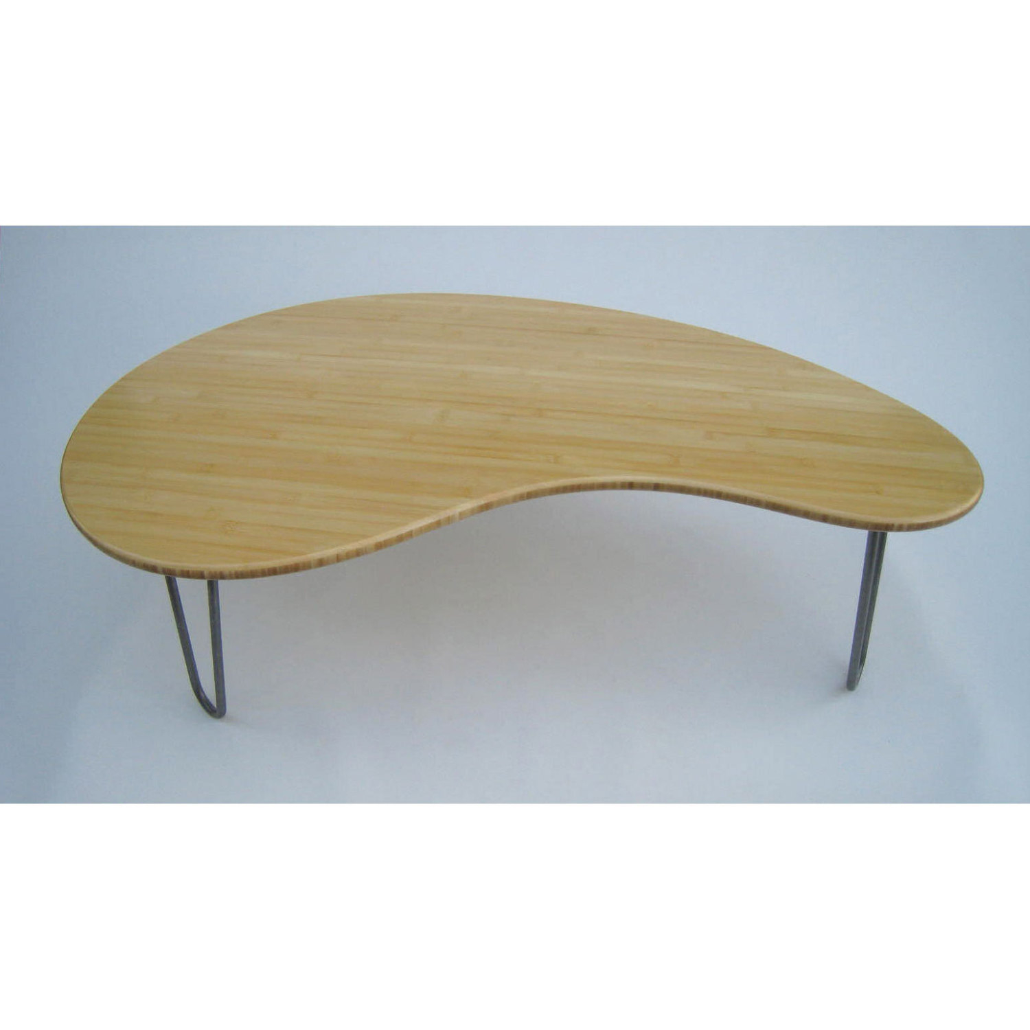 Mid Century Modern Coffee Table Kidney Bean Shaped Amorphic Etsy pertaining to measurements 1500 X 1500