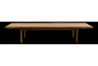 Mid Century Modern Long Drexel Coffee Table Bench inside sizing 848 X 1000