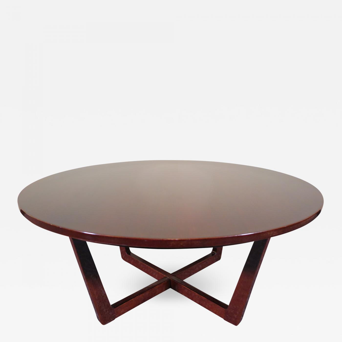 Mid Century Modern Round Coffee Table inside dimensions 1400 X 1400