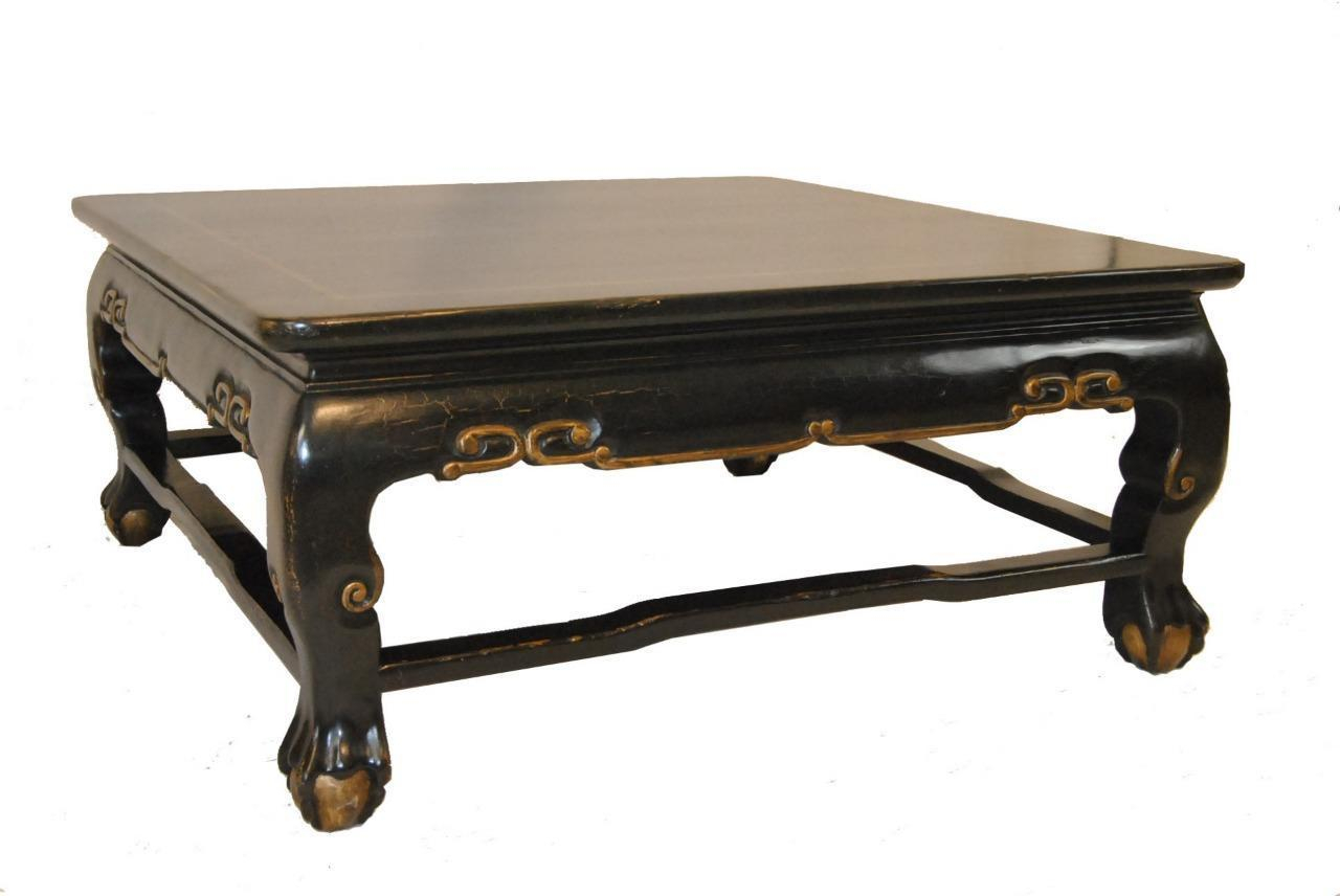 Minton Spidell Asian Influence Coffee Table In Black Gold regarding size 1280 X 856