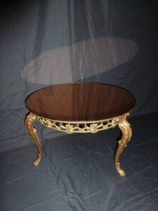 Mirrored Brass French Rococo Style Ornate Coffee Side Table Etsy with regard to dimensions 794 X 1059