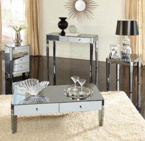Mirrored Coffee Table Set Coffee Tables regarding proportions 1200 X 1163