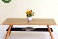 Mizuki Japanese Style Coffee Table In Birch Wood American White Oak with regard to size 1000 X 1000