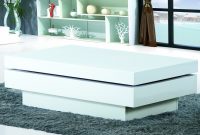 Modern White Gloss Coffee Table Homegenies in dimensions 1280 X 720