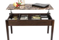Modern Wood Lift Top Storage Coffee Table End Table Living Room regarding measurements 1000 X 1000