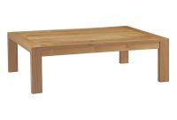 Modway Upland Teak Patio Outdoor Coffee Table In Natural Eei 2710 throughout proportions 1000 X 1000