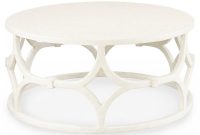 Mr Brown Wolfgang Modern Classic White Trellis Round Coffee Table with regard to measurements 1000 X 1000