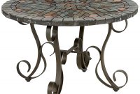 Multi Colored Verazze Mosaic Coffee Table Steel Outdoor inside sizing 1500 X 1500
