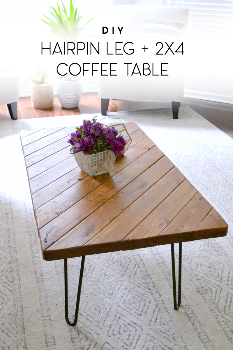 My 15 Minute Diy Hairpin Leg Coffee Table Talented Building throughout measurements 800 X 1200
