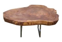 Natural Tree Stump Live Edge Coffee Table Made Of Real Wood inside measurements 1200 X 1200