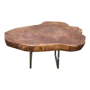 Natural Tree Stump Live Edge Coffee Table Made Of Real Wood inside measurements 1200 X 1200