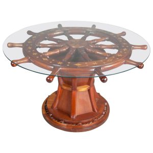 Nautical Ships Wheel Coffee Table with dimensions 1500 X 1500