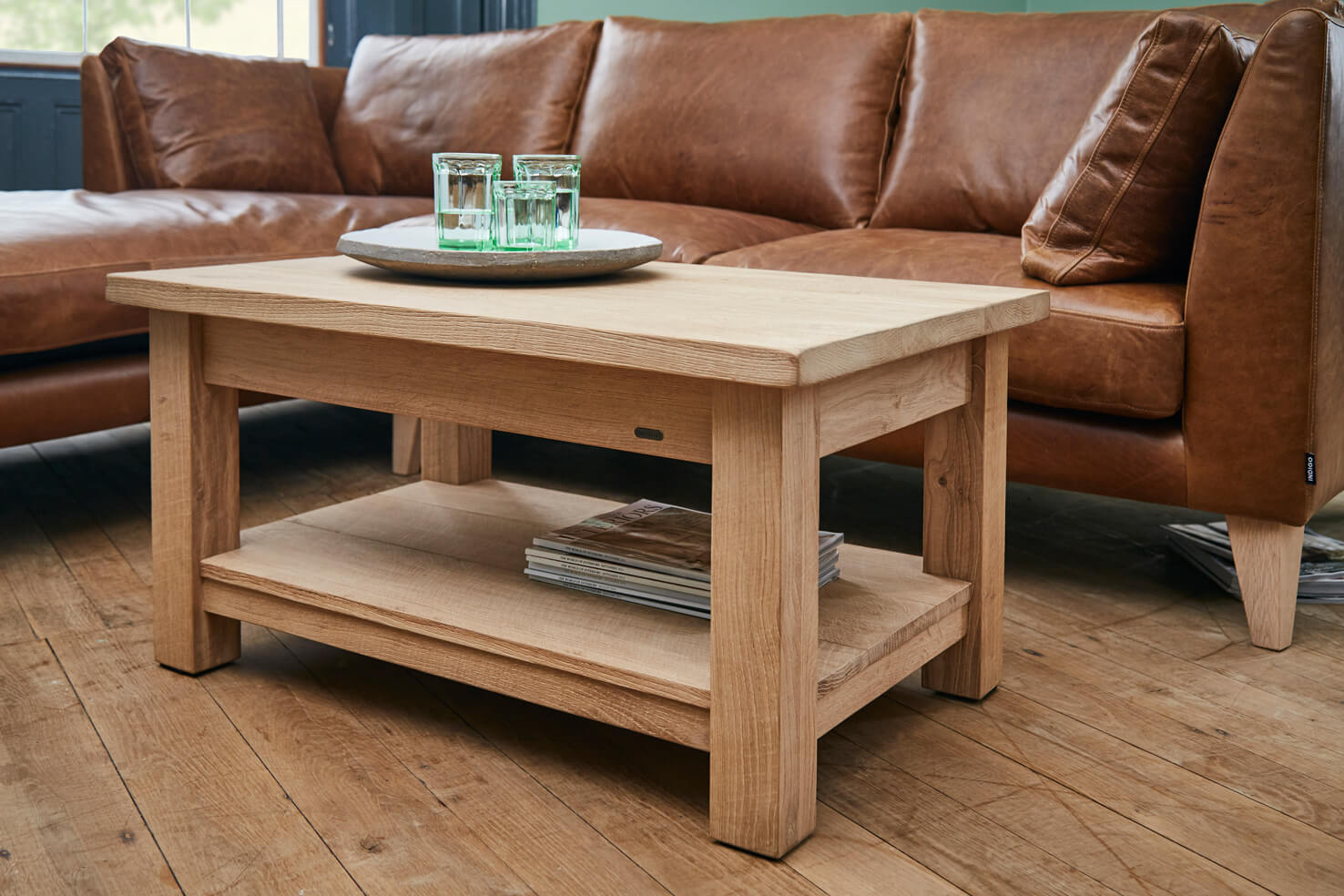 Oak Coffee Table Indigo Furniture regarding proportions 1476 X 984