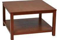 Office Star Products Merge 30 In Cherry Square Coffee Table within dimensions 1000 X 1000