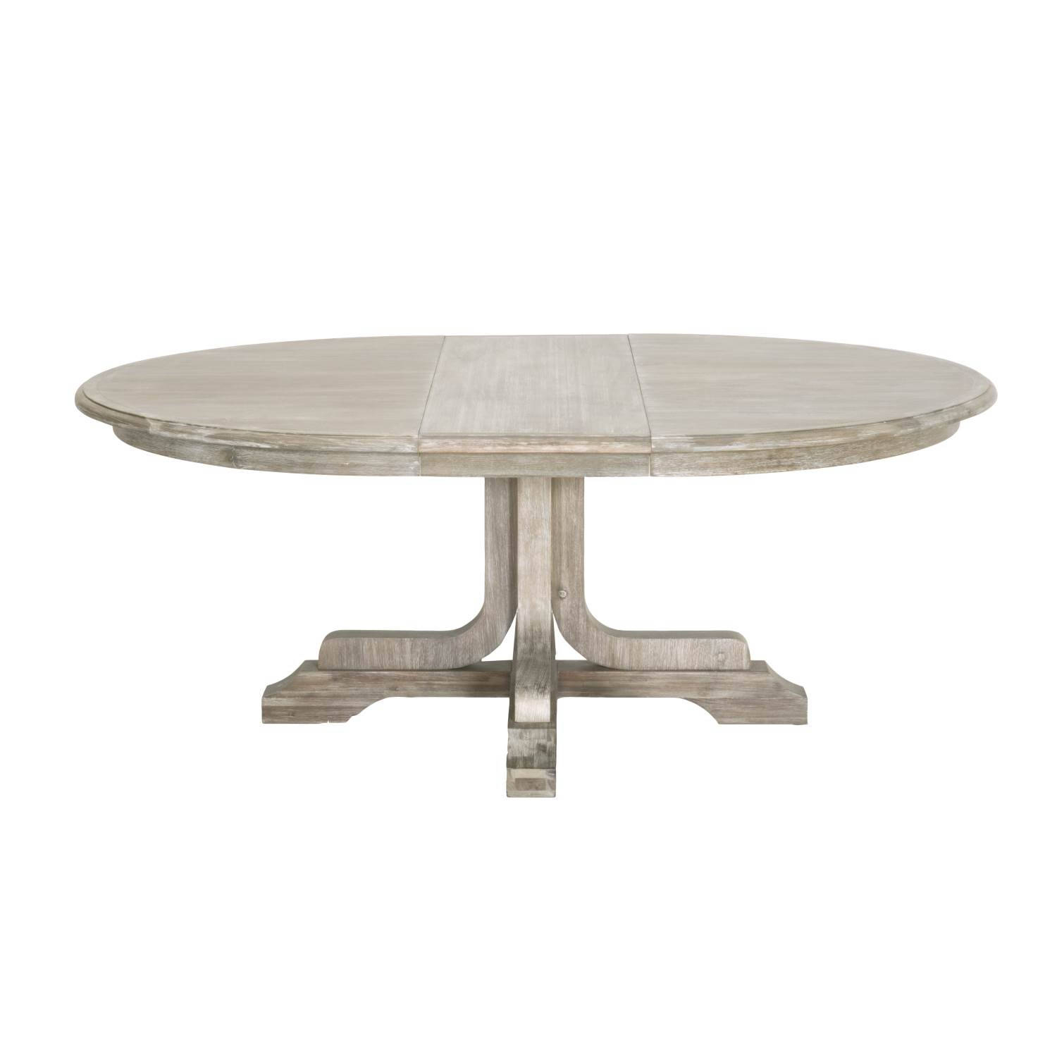 Orient Express Torrey Natural Gray 60 Inch Round Extension Dining regarding proportions 1500 X 1500