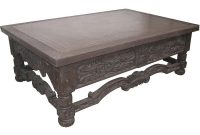 Ornate Rustic Wood Coffee Table Belle Escape inside proportions 1000 X 1000