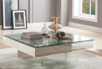 Orren Ellis Ulibarri Modern Square Glass And Mirror Coffee Table intended for size 1317 X 1317