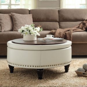 Ottoman Table Top Round Shapes Home Decor Ideas Beautiful in sizing 1000 X 1000