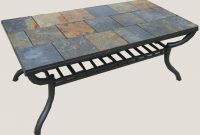 Outdoor Tables With Tile Tops Slate Tile Coffee Table Sold in proportions 1528 X 1064
