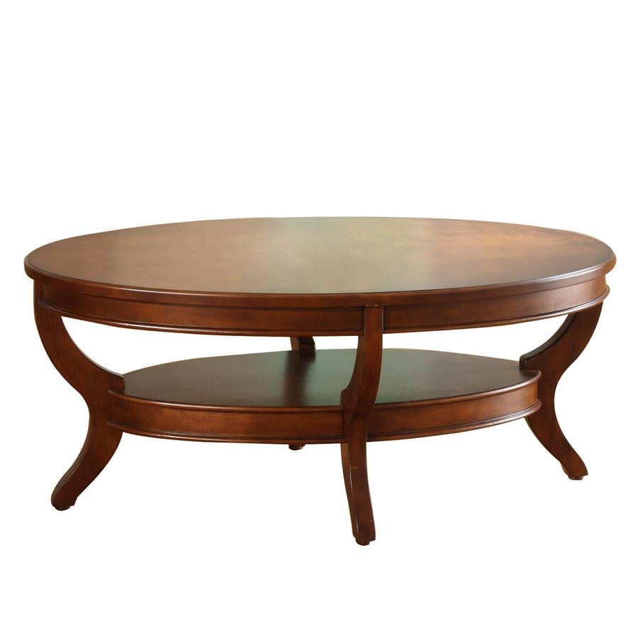 Oval Cherry Coffee Table Hipenmoedernl within measurements 900 X 900