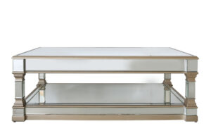 Palladium 130cm Mirror Coffee Table In Champagne All Bedroom pertaining to size 2000 X 1195