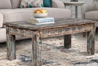 Parkdale Distressed Reclaimed Wood Rustic Coffee Table in proportions 1200 X 1200